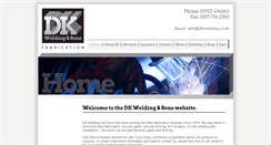 Desktop Screenshot of dkwelding.co.uk